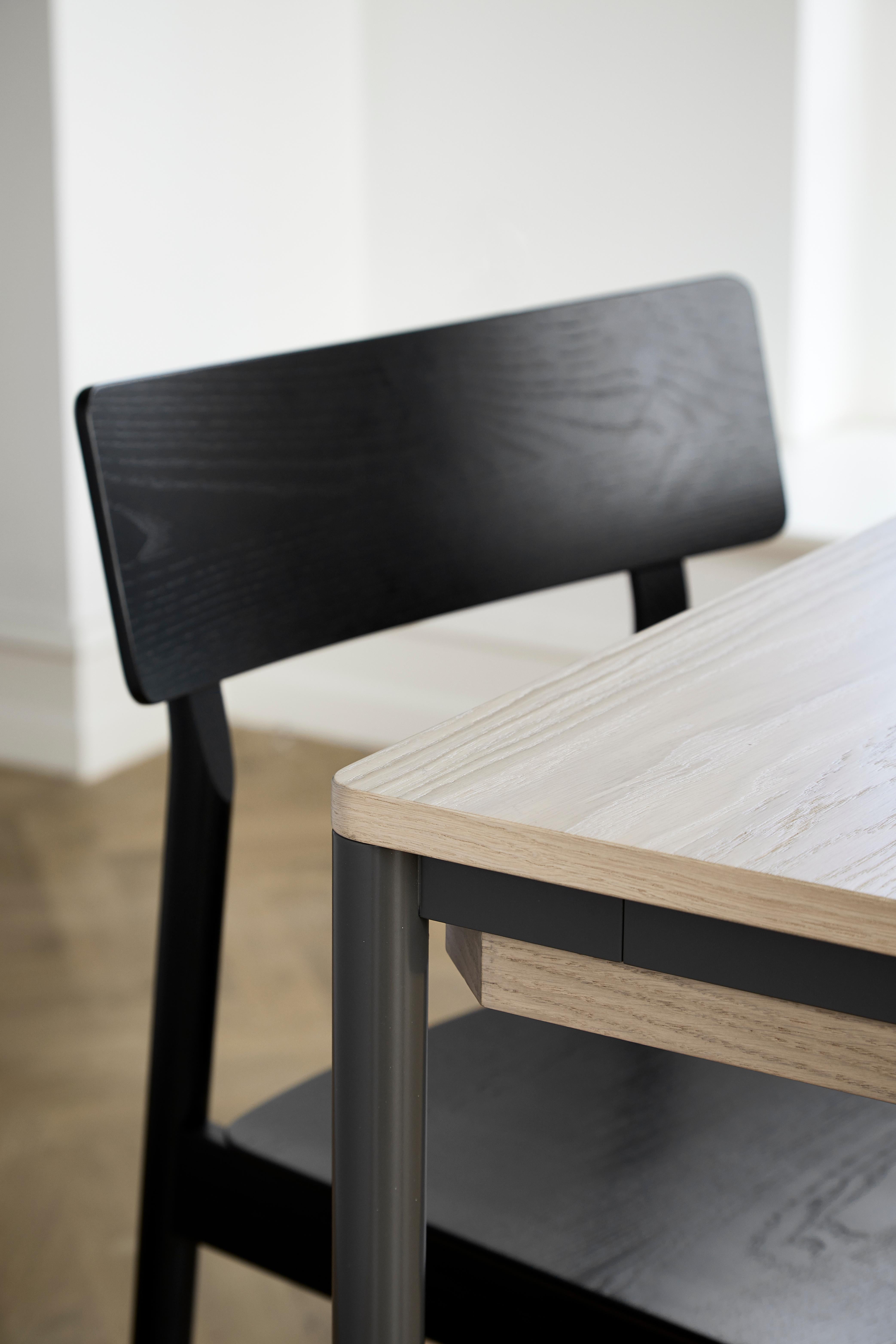 Pause Black Ash Dining Chair 2.0 by Kasper Nyman For Sale 2