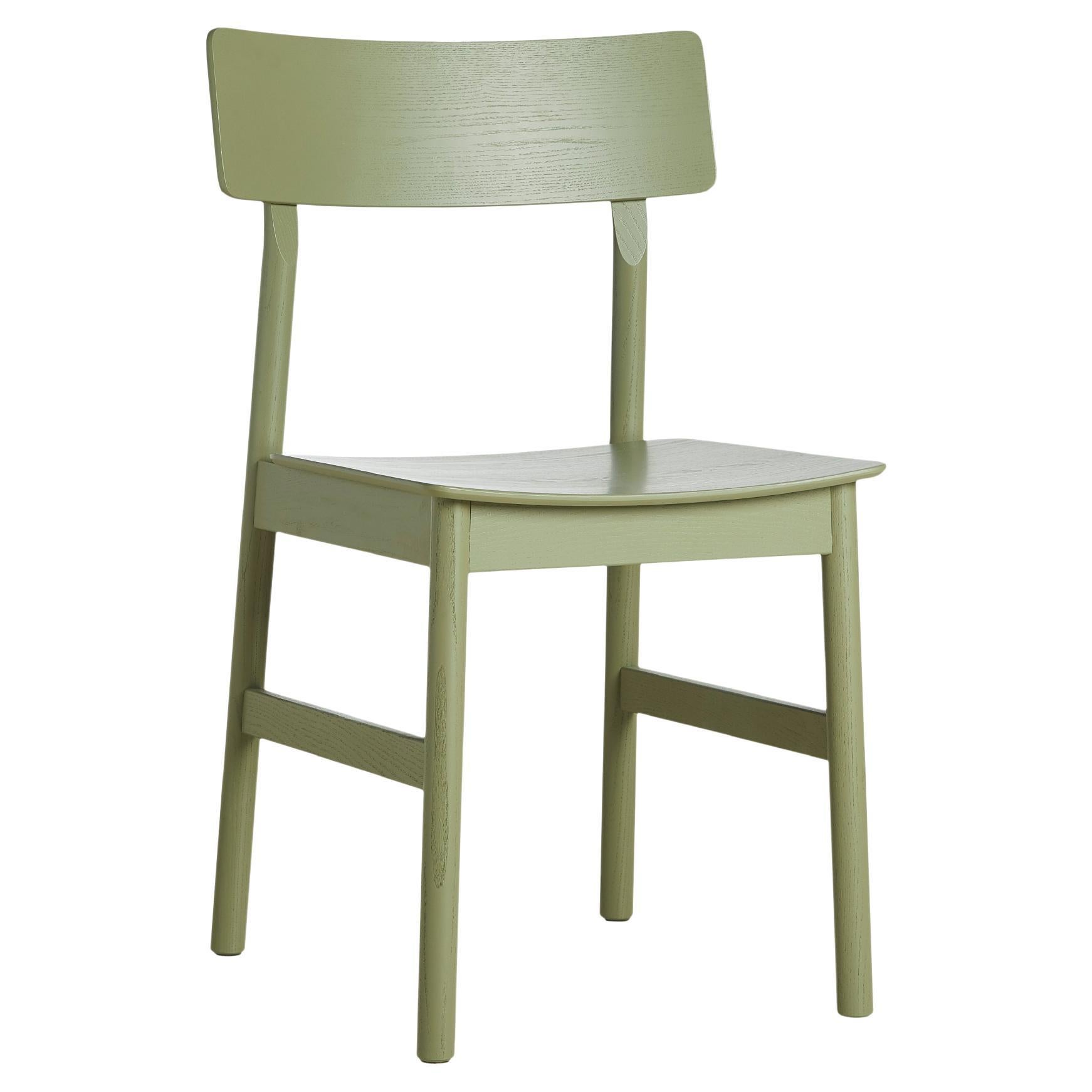 Pause Olive Green Ash Dining Chair 2.0 by Kasper Nyman   For Sale