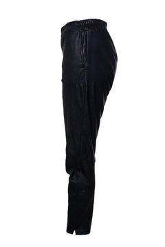 Pauw, black leather trousers