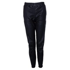 Pauw, black leather trousers