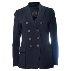 Pauw, blue double breasted blazer jacket