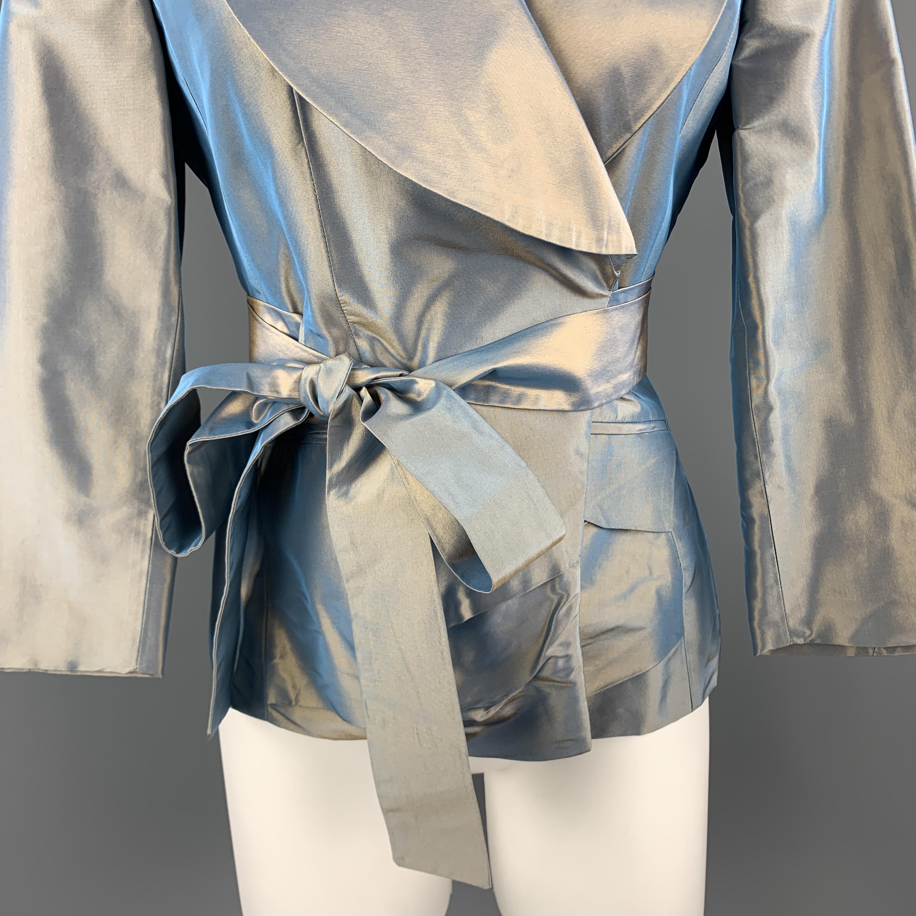 silk wrap jacket