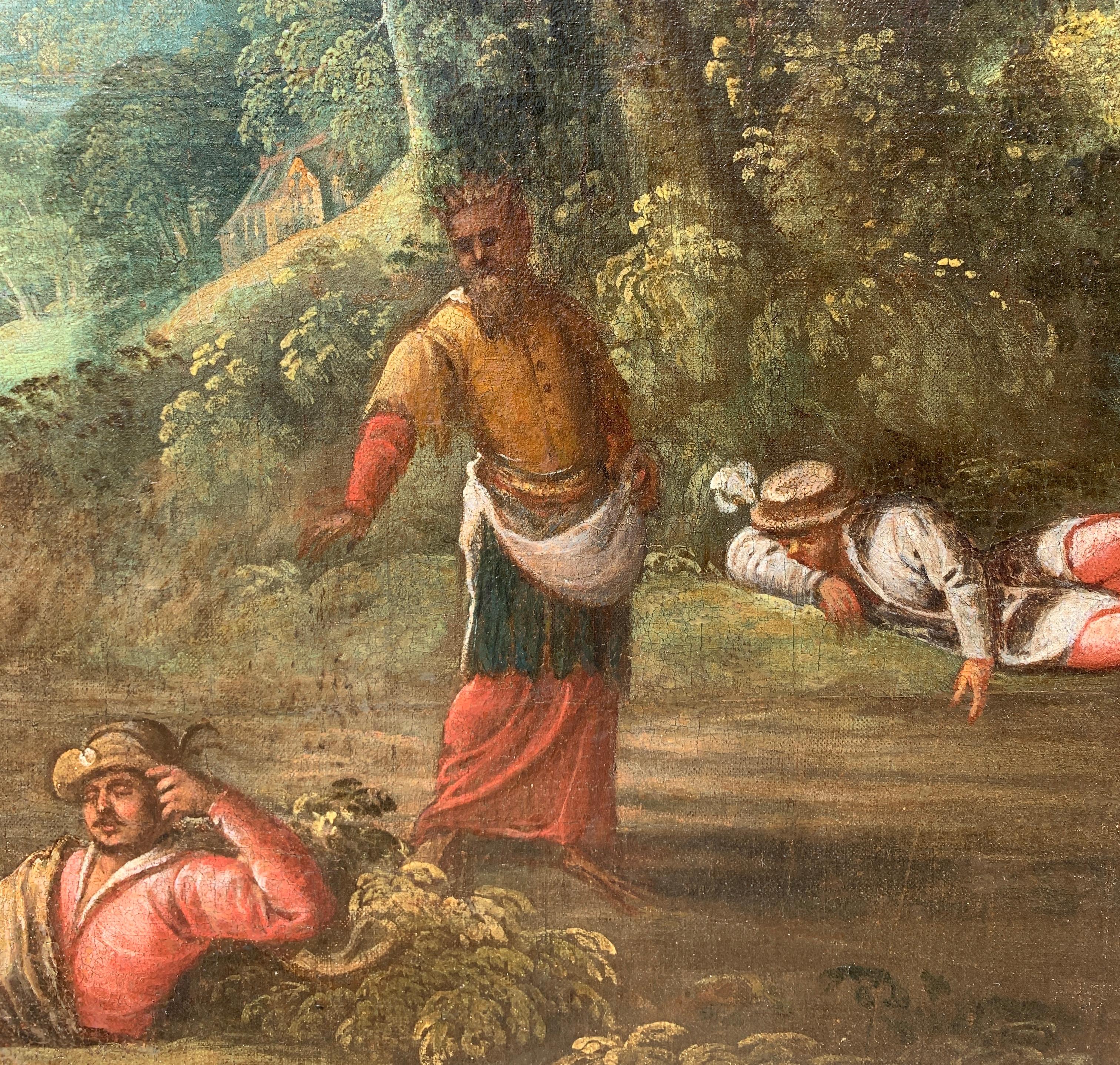 Paolo Fiammingo (venezianischer Meister) - Ende 16. Jahrhundert, Figurenmalerei - Teufel im Angebot 10