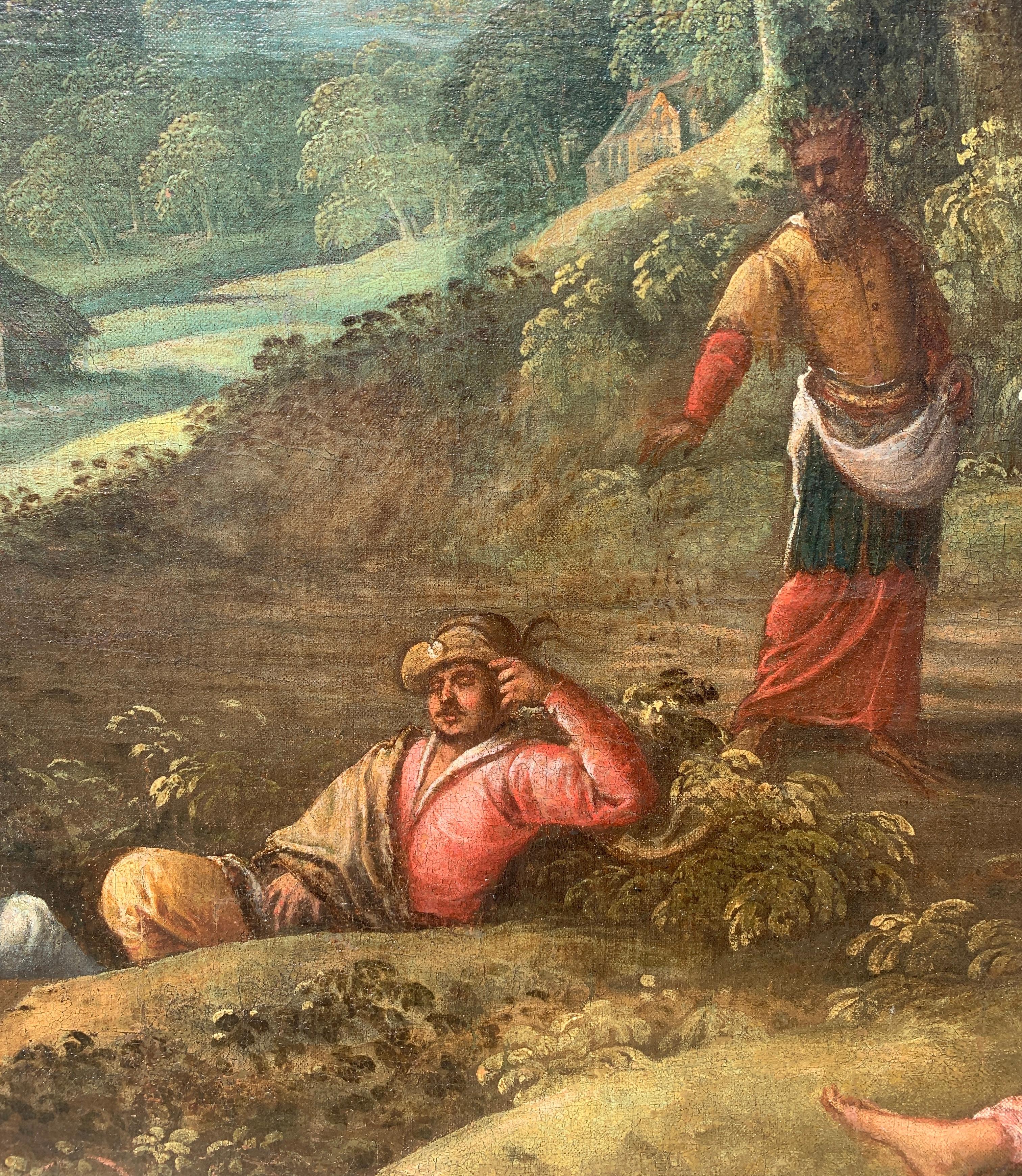 Paolo Fiammingo (venezianischer Meister) - Ende 16. Jahrhundert, Figurenmalerei - Teufel im Angebot 11