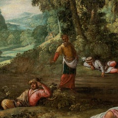 Paolo Fiammingo (Venetian Master) - late 16th century figure painting - Devil