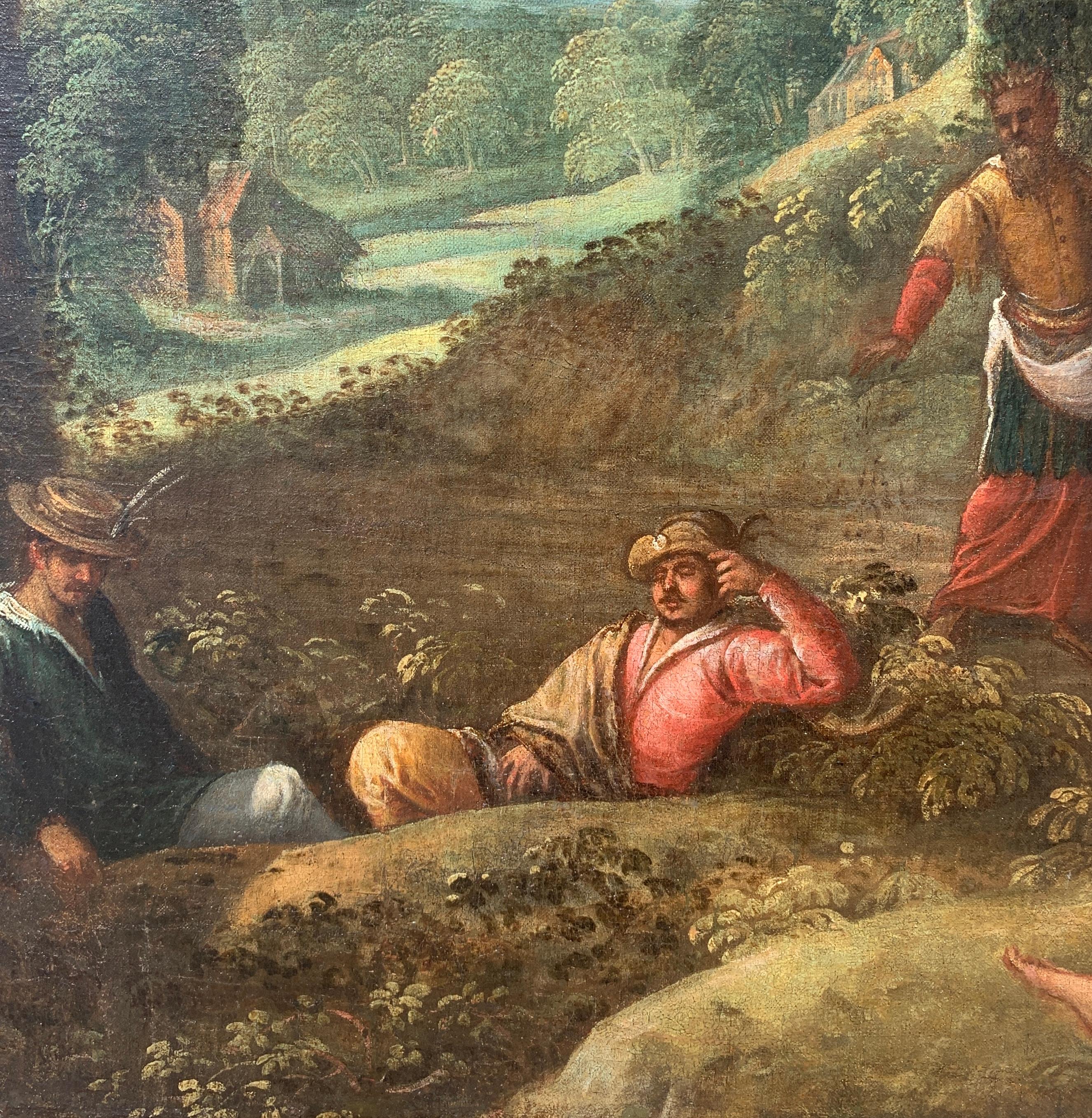 Paolo Fiammingo (venezianischer Meister) - Ende 16. Jahrhundert, Figurenmalerei - Teufel im Angebot 2
