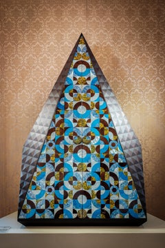 Pavage de Couleurs Sculptural Cabinet by Katia Luna Benaï