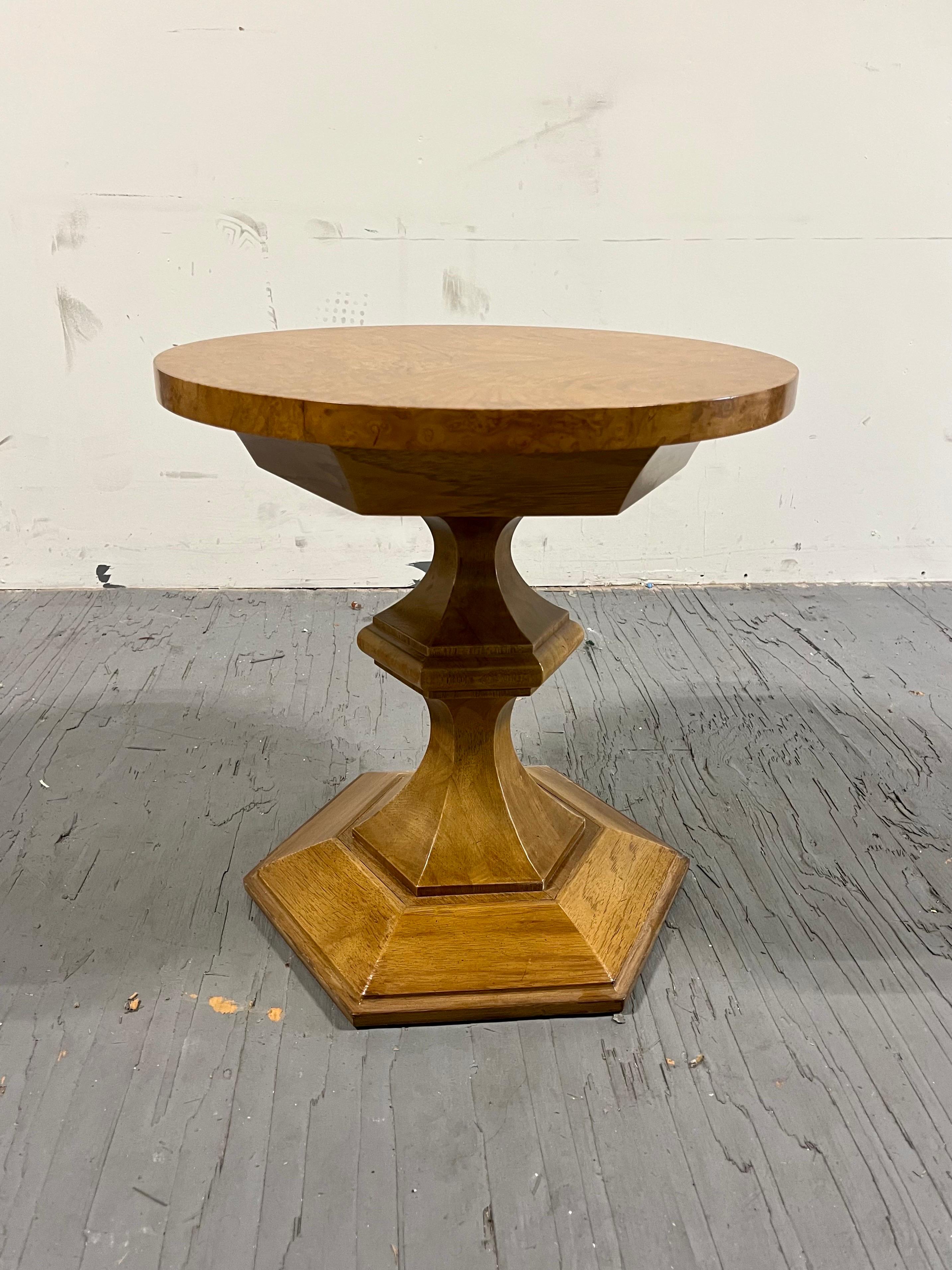 Pavane by Tomlinson Burl Table For Sale 1
