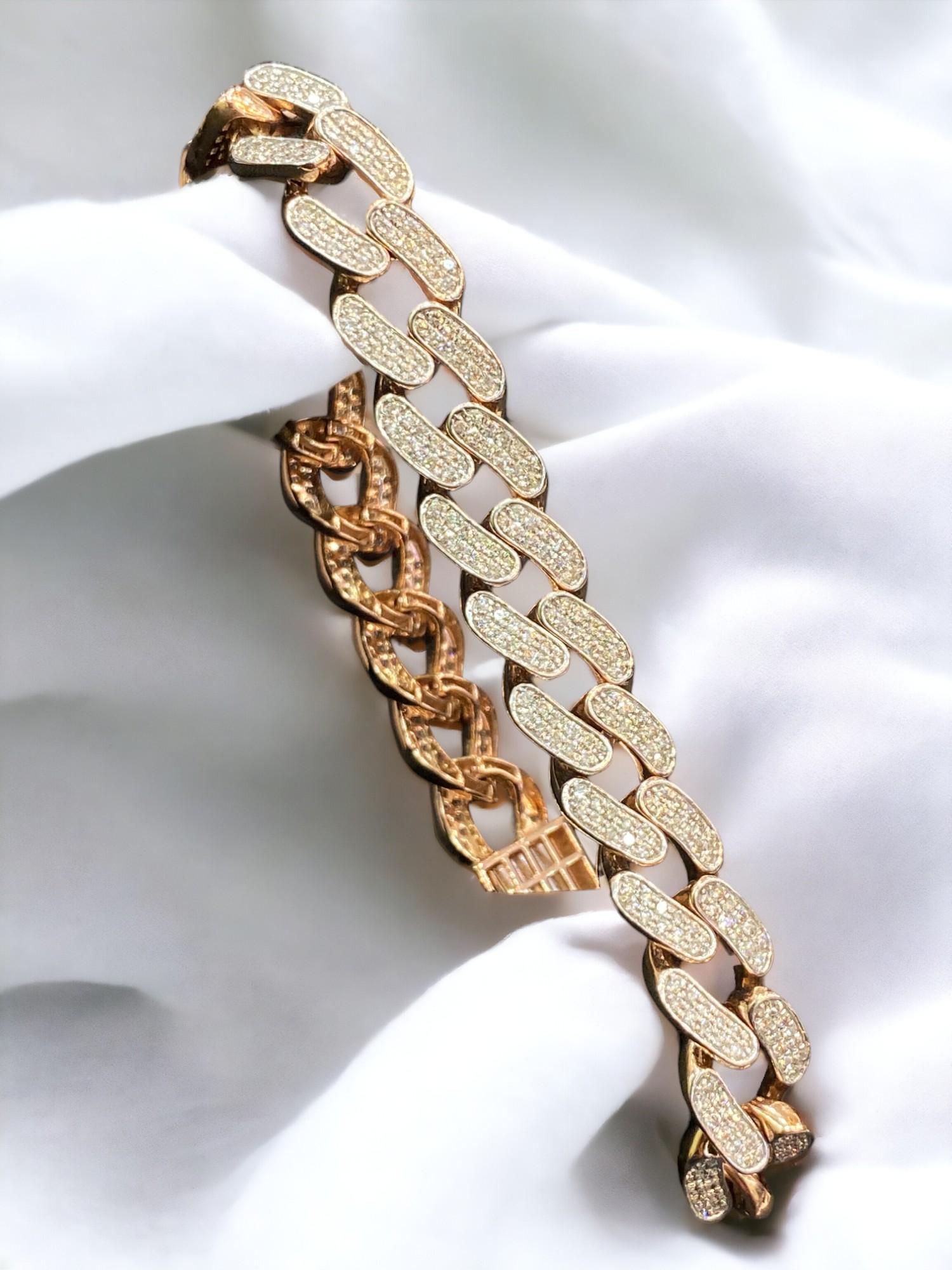 diamond gents bracelet