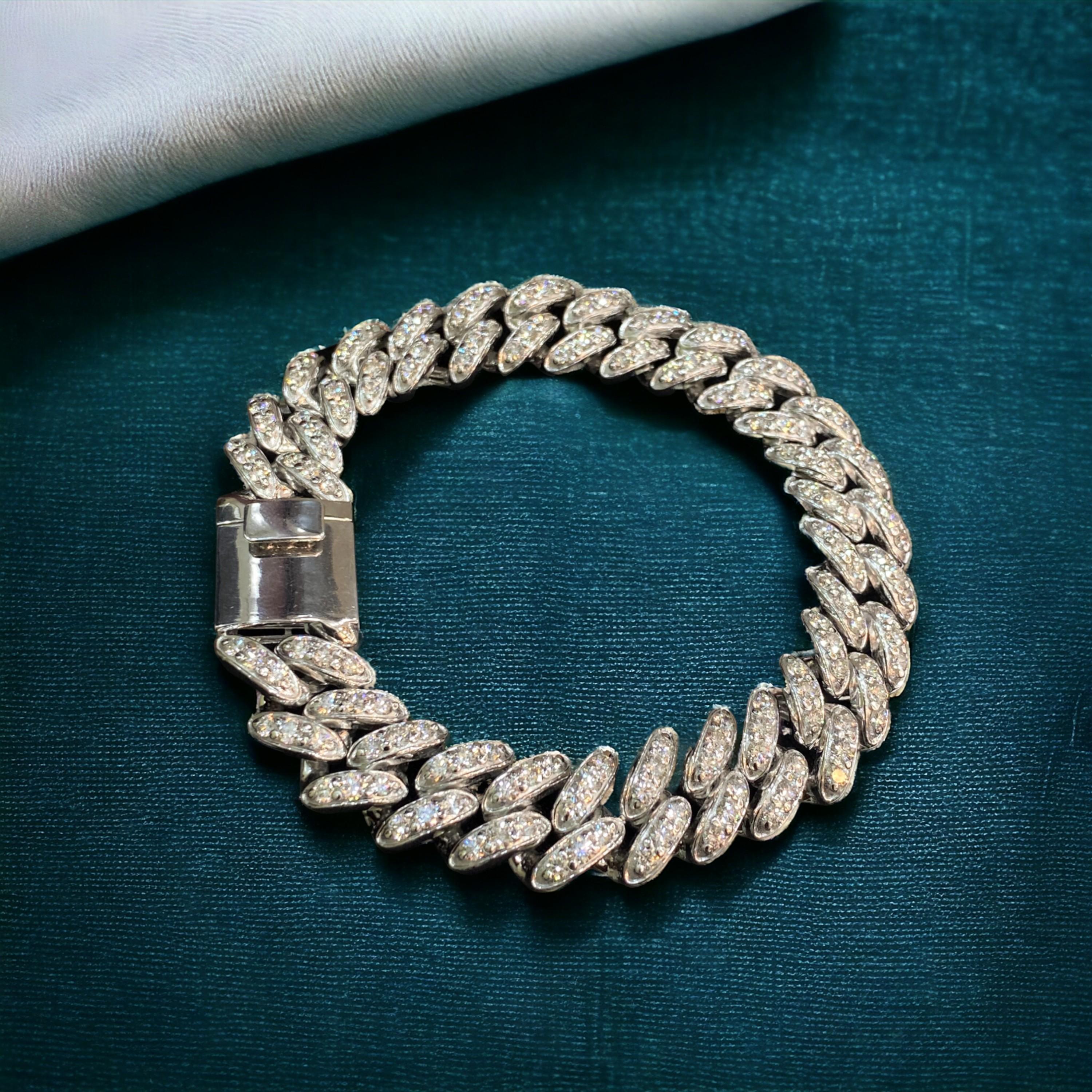 pulsera cubana hombre