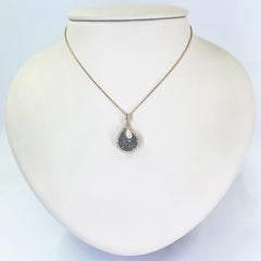 Pave Chocolate Diamond Pendant Necklace