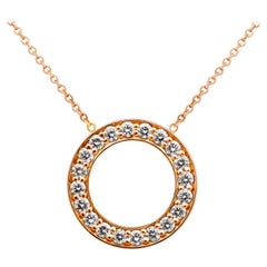 Pave Circle Pendant
