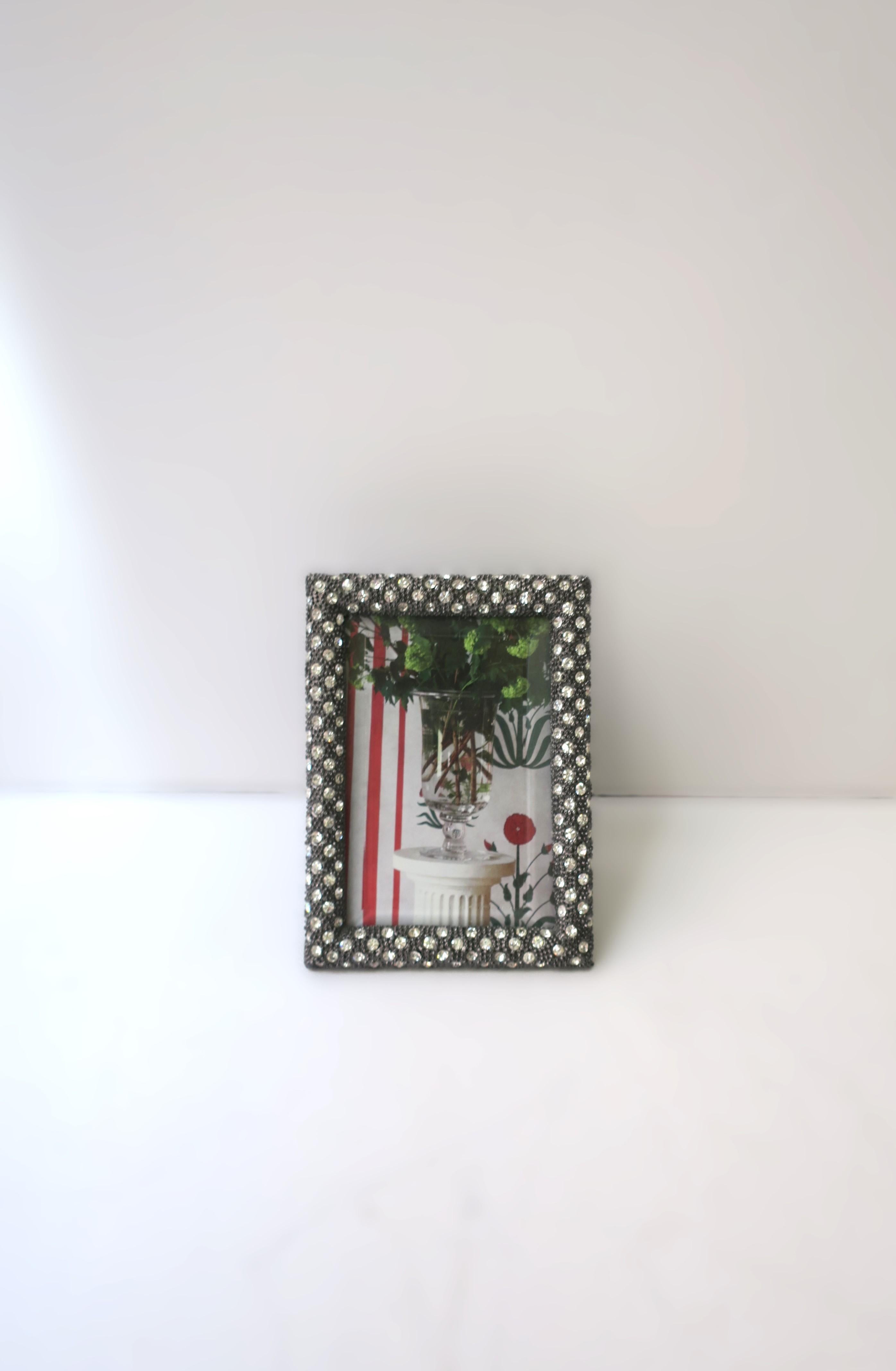 Pave Crystal Picture Frame 5