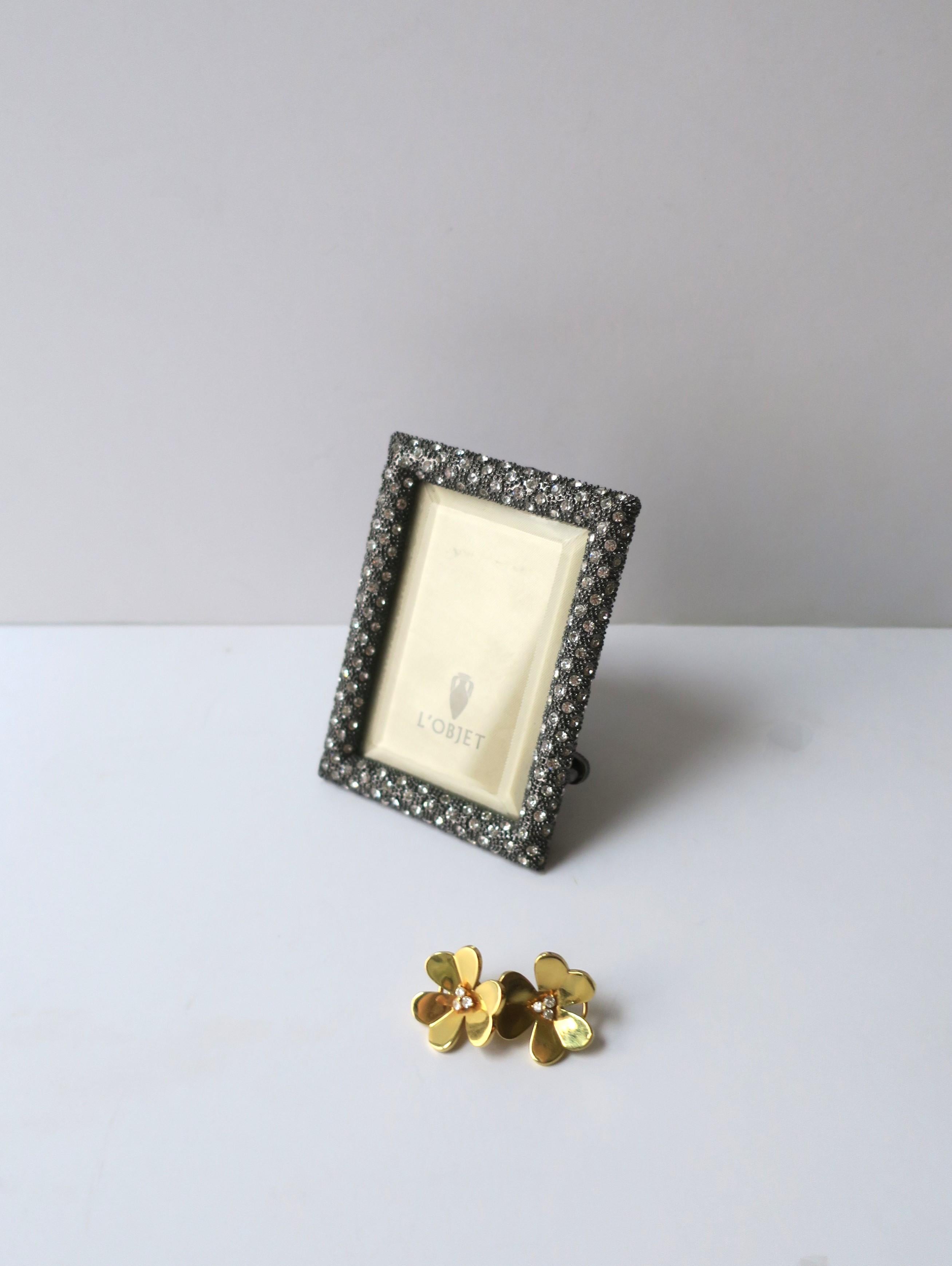 Contemporary Pave Crystal Picture Frame For Sale
