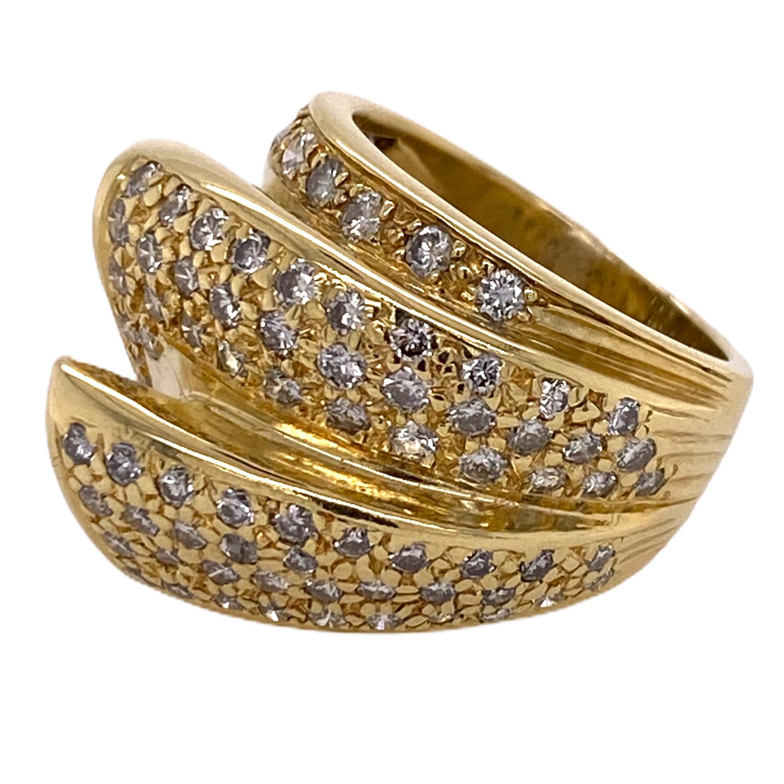 yellow gold right hand rings