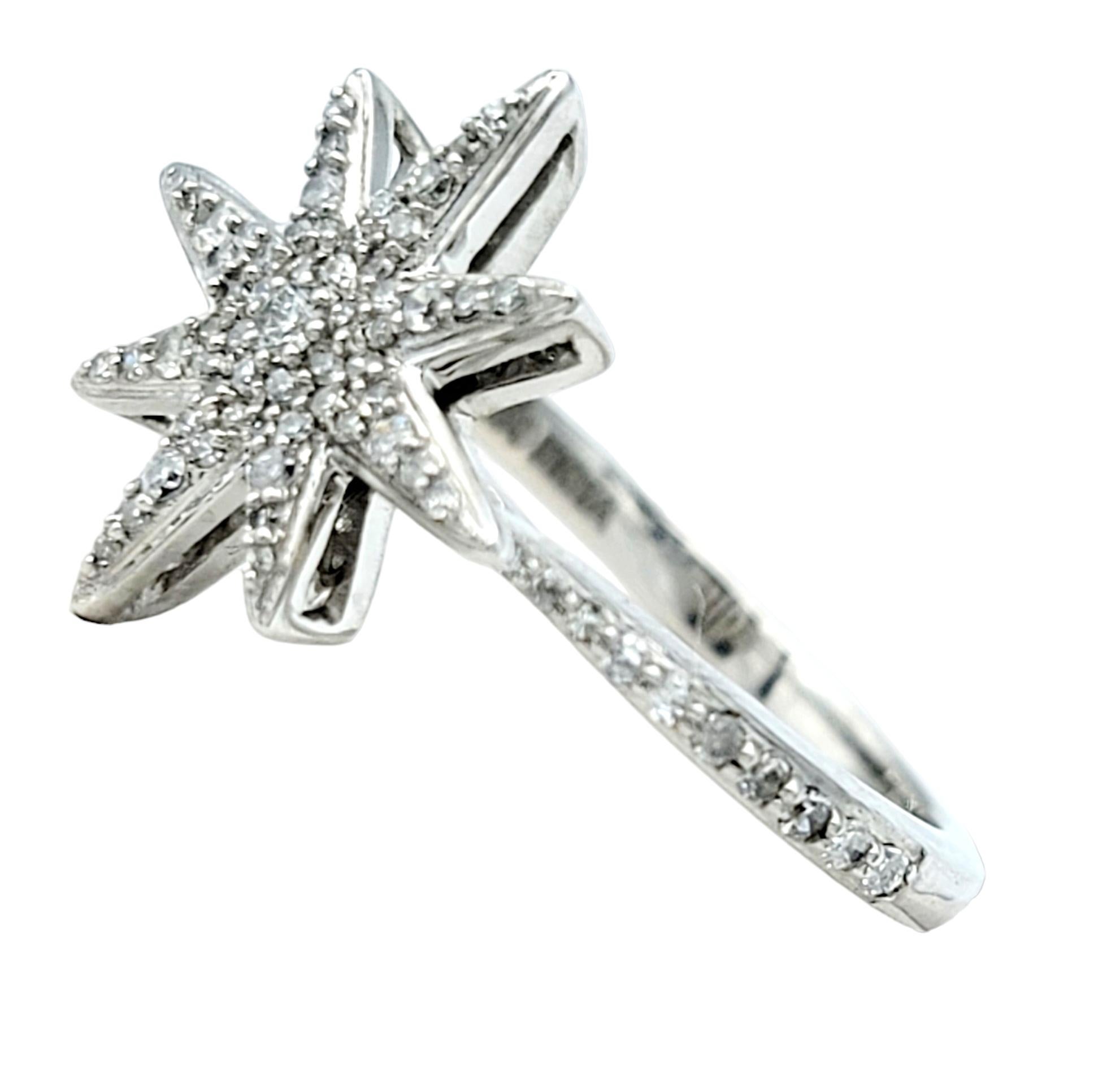 8 point star ring