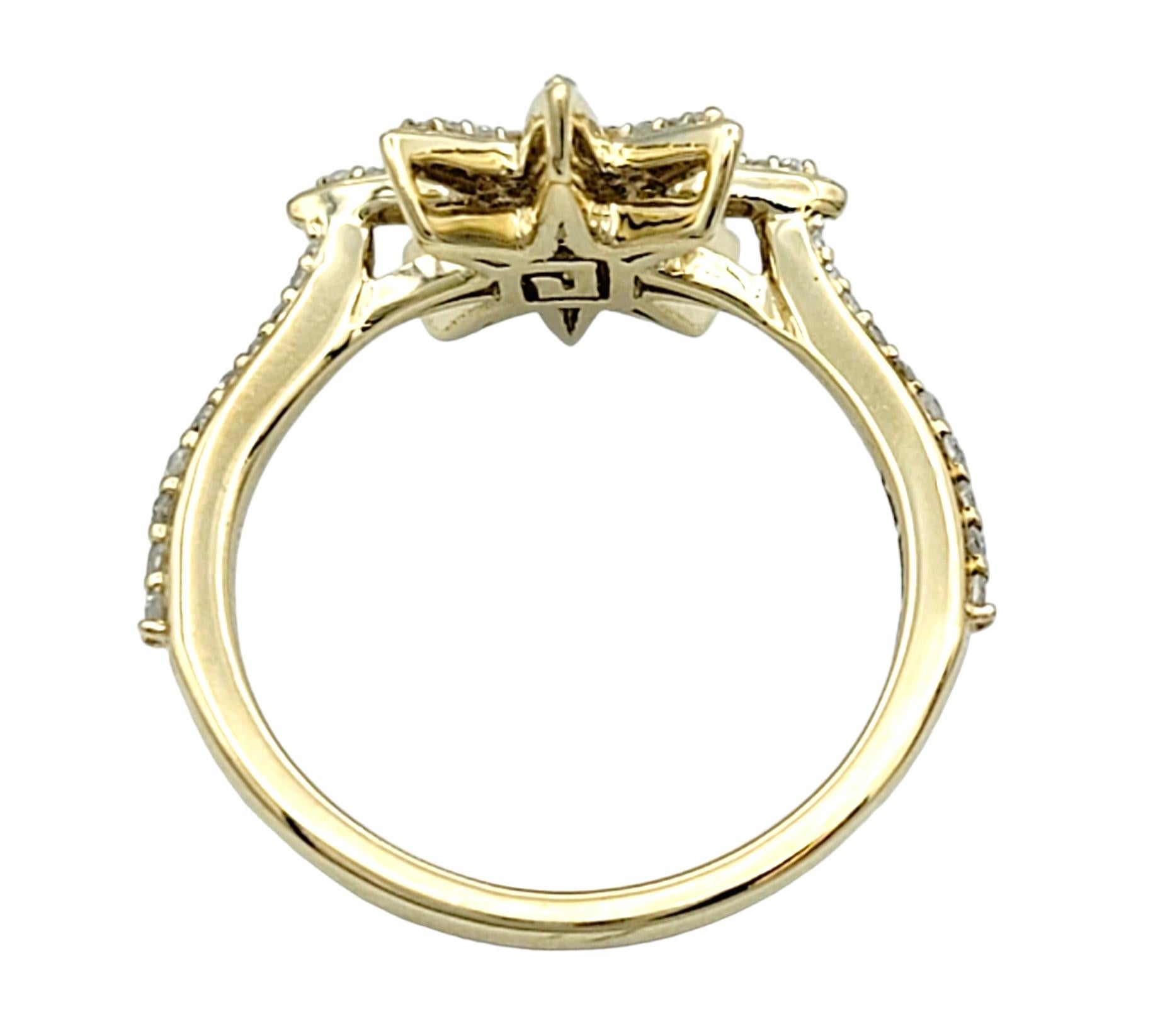 8 point star ring