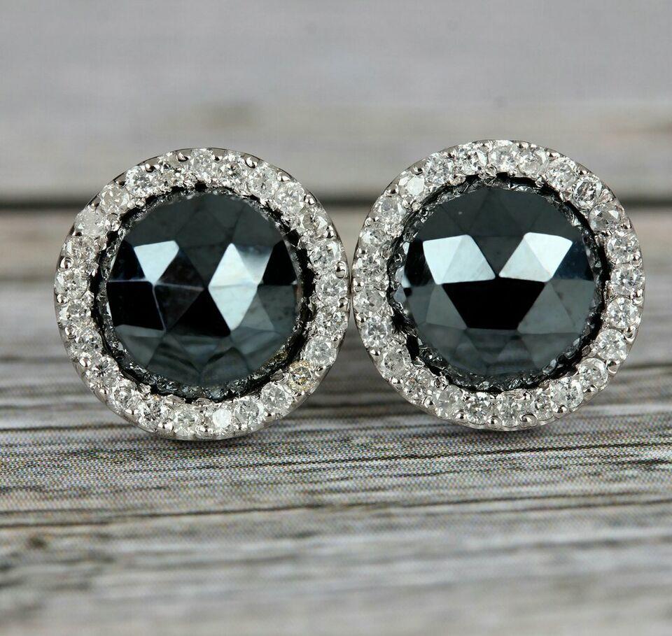 Pave Diamond Black Spinel Round Stud Earring in oro bianco 14k Diamante di alta qualità
Leggero, può essere indossato tutti i giorni

Informazioni aggiuntive:
Condit: Nuovo senza etichette: Un articolo nuovo di zecca, non usato e non indossato