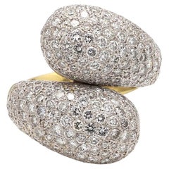 Pavé Diamond Bypass Ring