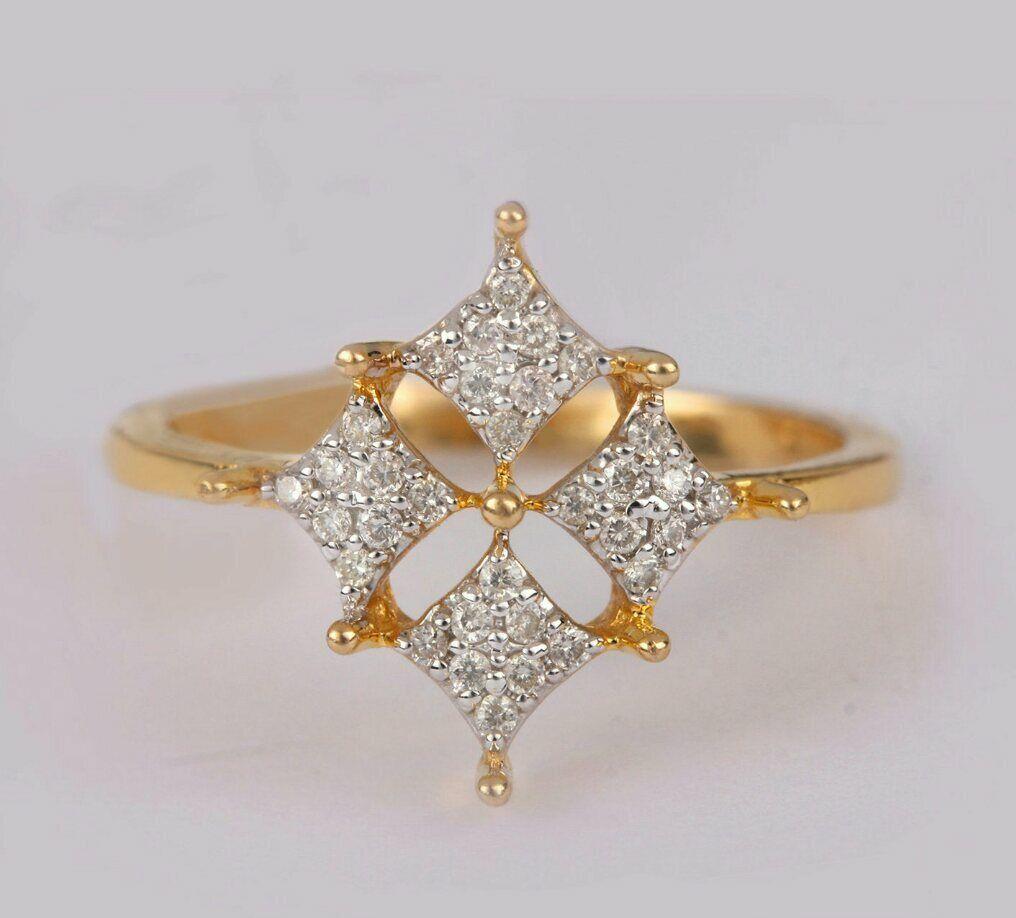 Pave Diamond Clover Ring 14k Gold Minimalist ring SI Quality G-H Color Fine ring
Diamond Weight
0.13 cts Approx
Total Carat Weight
0.13 Cts Approx
Gross Weight
2.14 Grams Approx
Main Stone
Diamond
Metal
Yellow Gold
14k Gold Weight
2.11 Grams