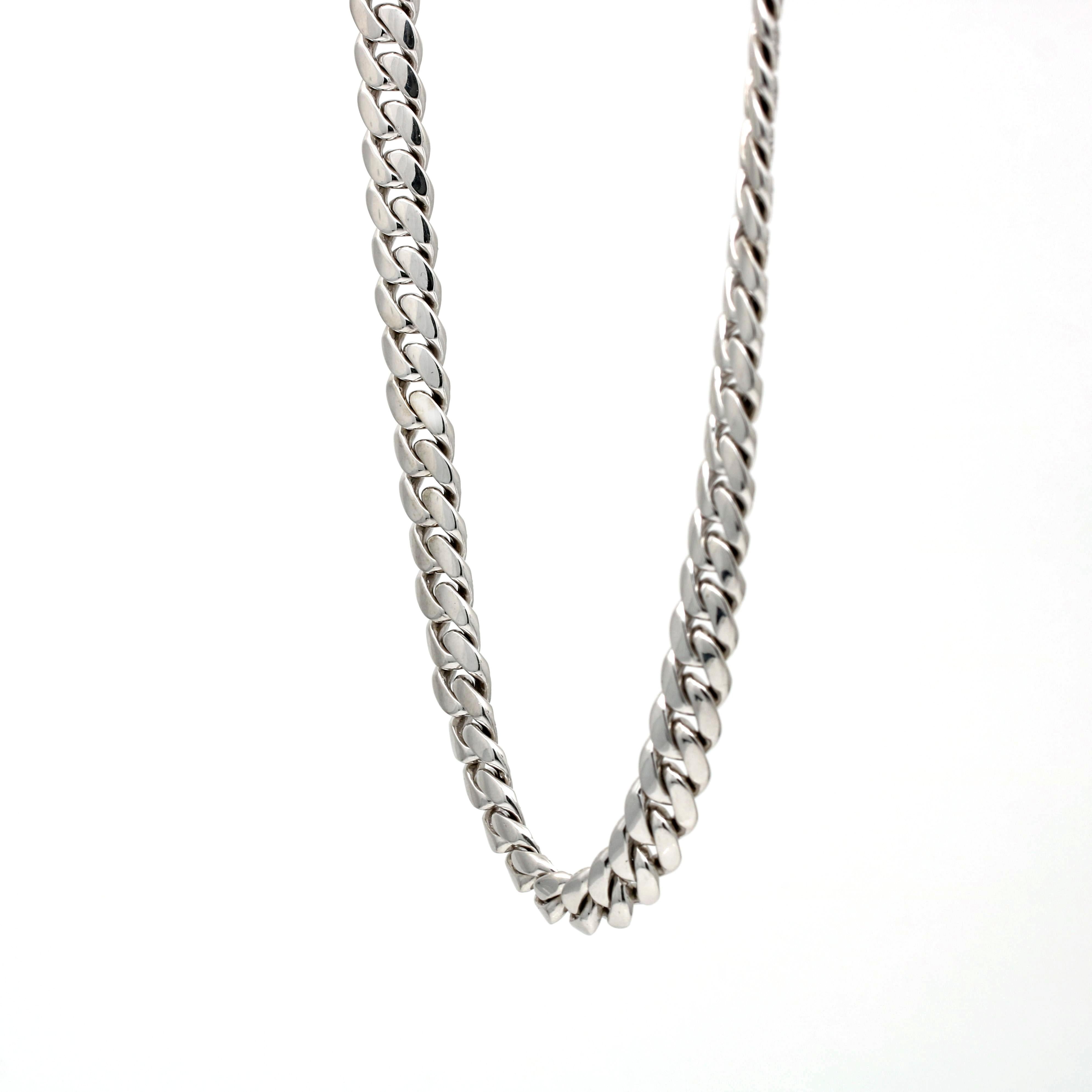 curved cuban link chain