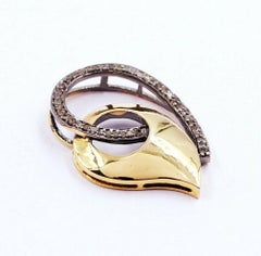 Pave Diamond Designer Pendant 925 Sterling Silver Diamond pendant