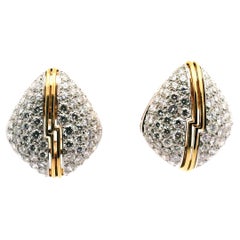 Pave Diamond Earrings