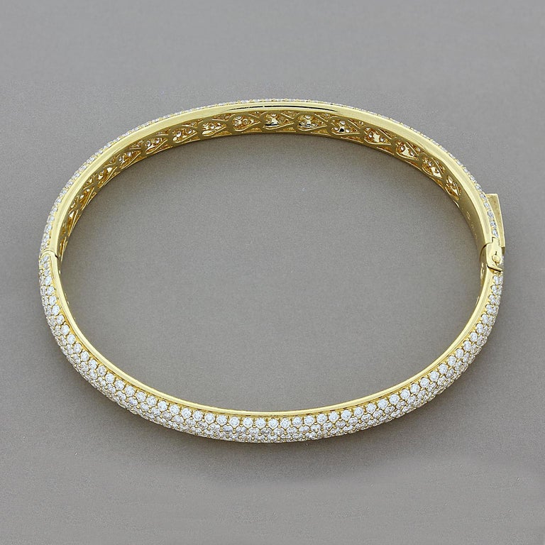 Pave Diamond Marquise Eternity Bracelet