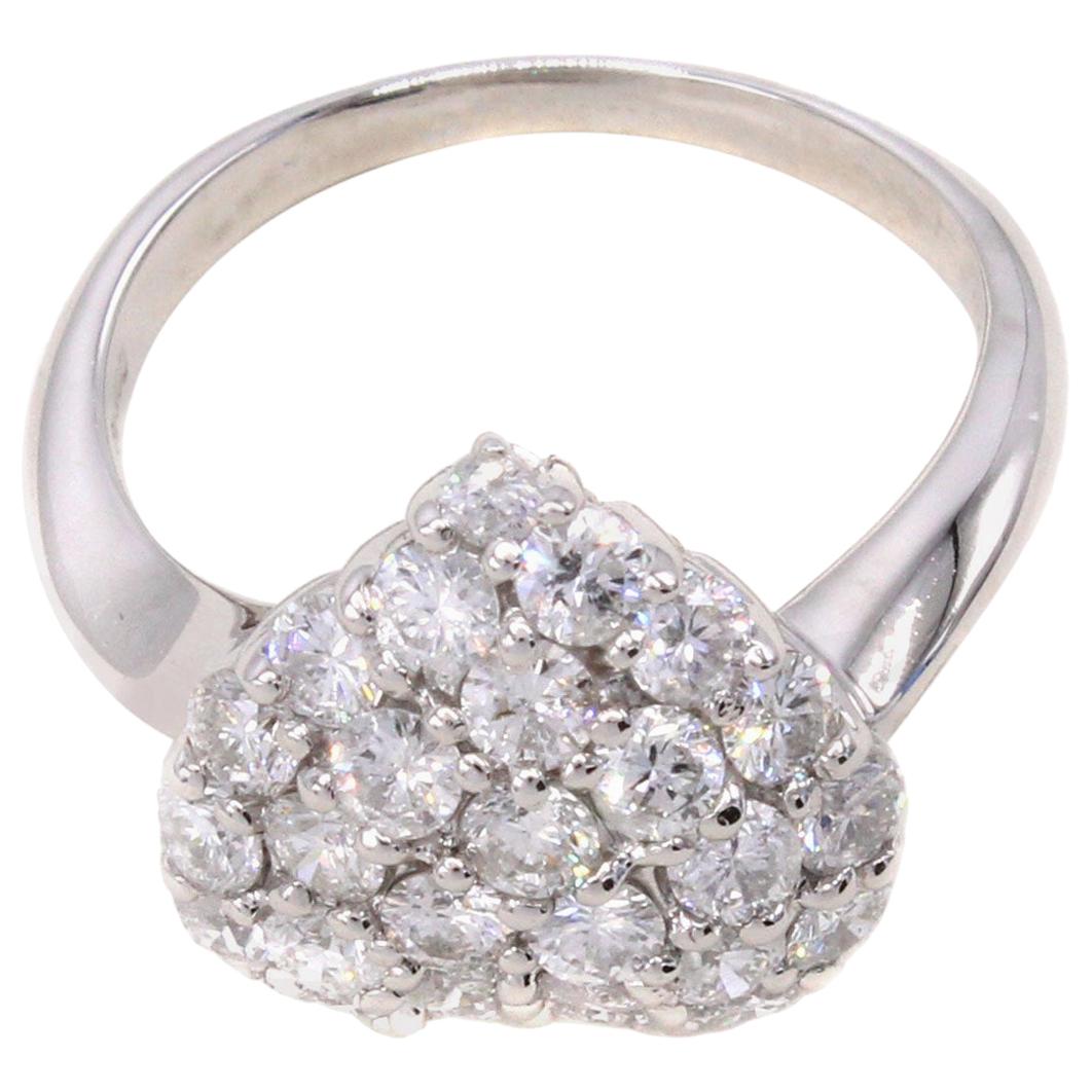 Locked in Embrace Diamond Heart Locket Ring at 1stDibs