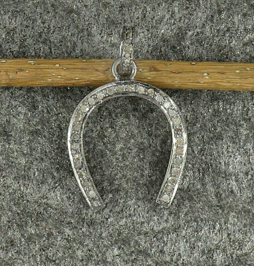 Pave Diamond Horse Shoe Charm Pendant 925 Silver Diamond U Shape Pendant Charm
Diamond Weight
0.50 Cts Approx
Type
Pendant
Gross Weight
6.00 grams Approx
Main Stone
Diamond
Main Stone Shape
Round
Base Metal
Sterling Silver
Metal
Sterling