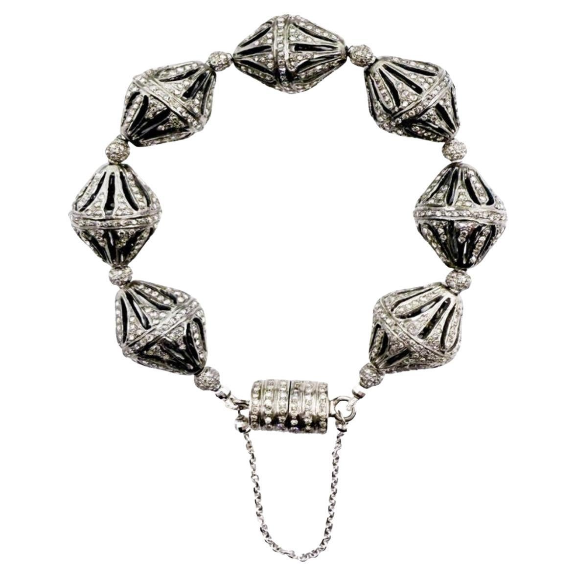 Pave Diamant-Gitter Paradizia Armbänder
