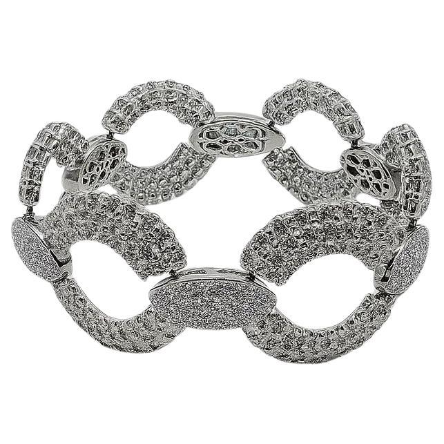 Pavé Diamond Link Bracelet