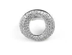 Pavé Diamond "O" Cocktail Ring