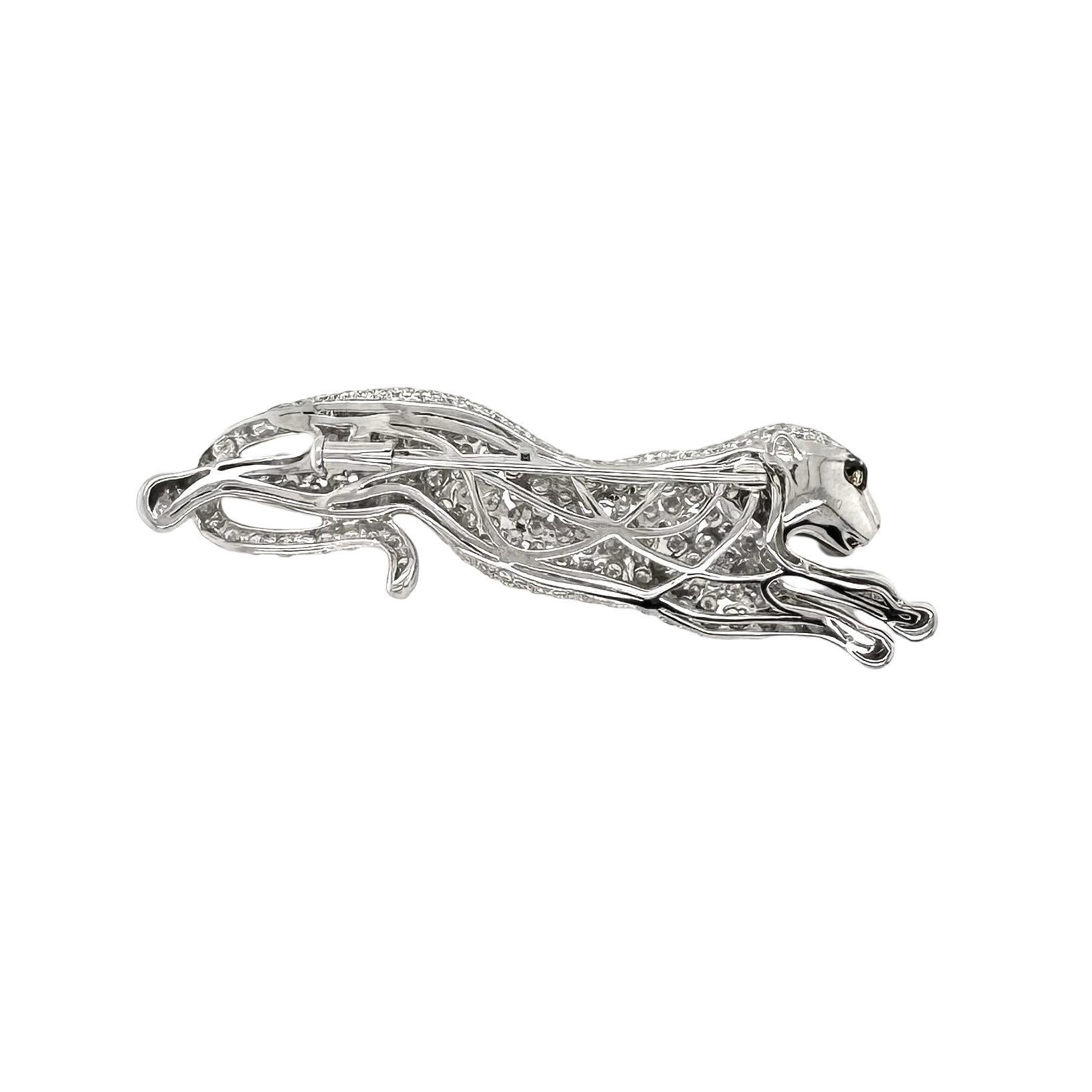 Style: Brooch / Pin
Metal: White Gold
Metal Purity: 18k
Stones: Round Brilliant Cut Diamonds
Total Carat Weight: 7.34 grams
Includes: 24 Months Brilliance Jewels Warranty
Brilliance Jewels Ring Box
