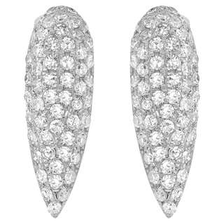 Gucci GG Running White Gold Pave Diamond Stud Earrings YBD481678001 For ...