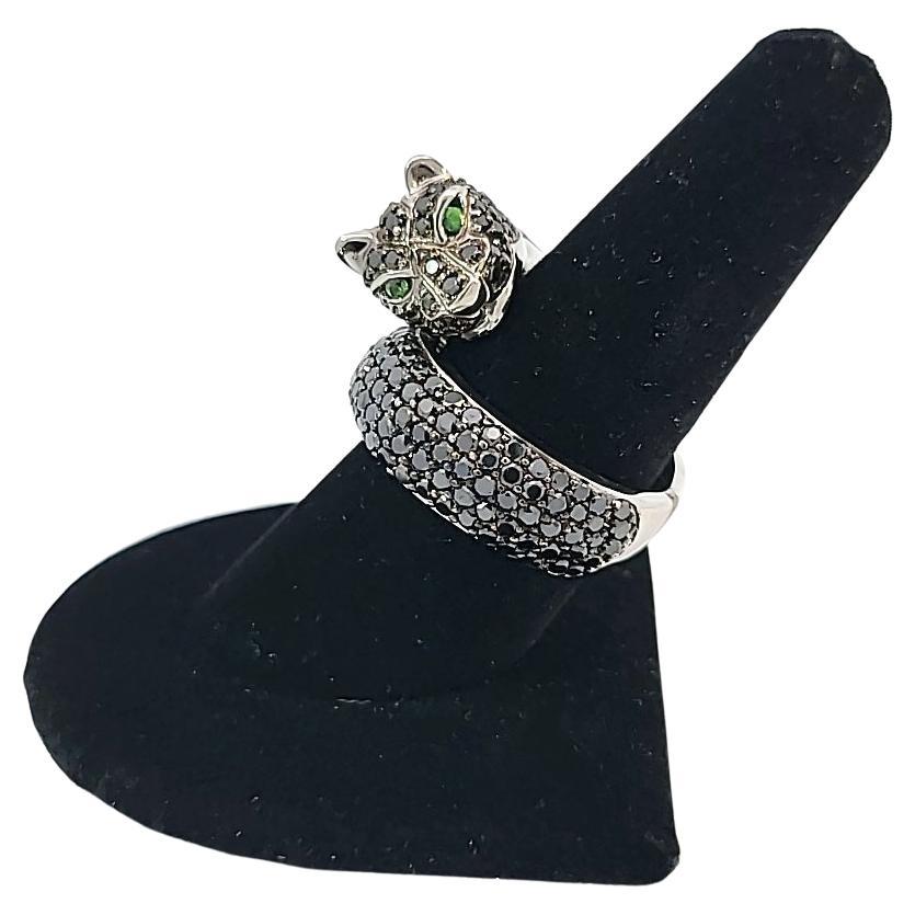 Pave Diamond Ring by Sonia B For Sale