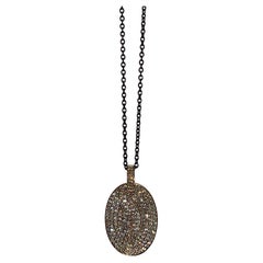 Pavé Diamond, Rose Gold Pendant