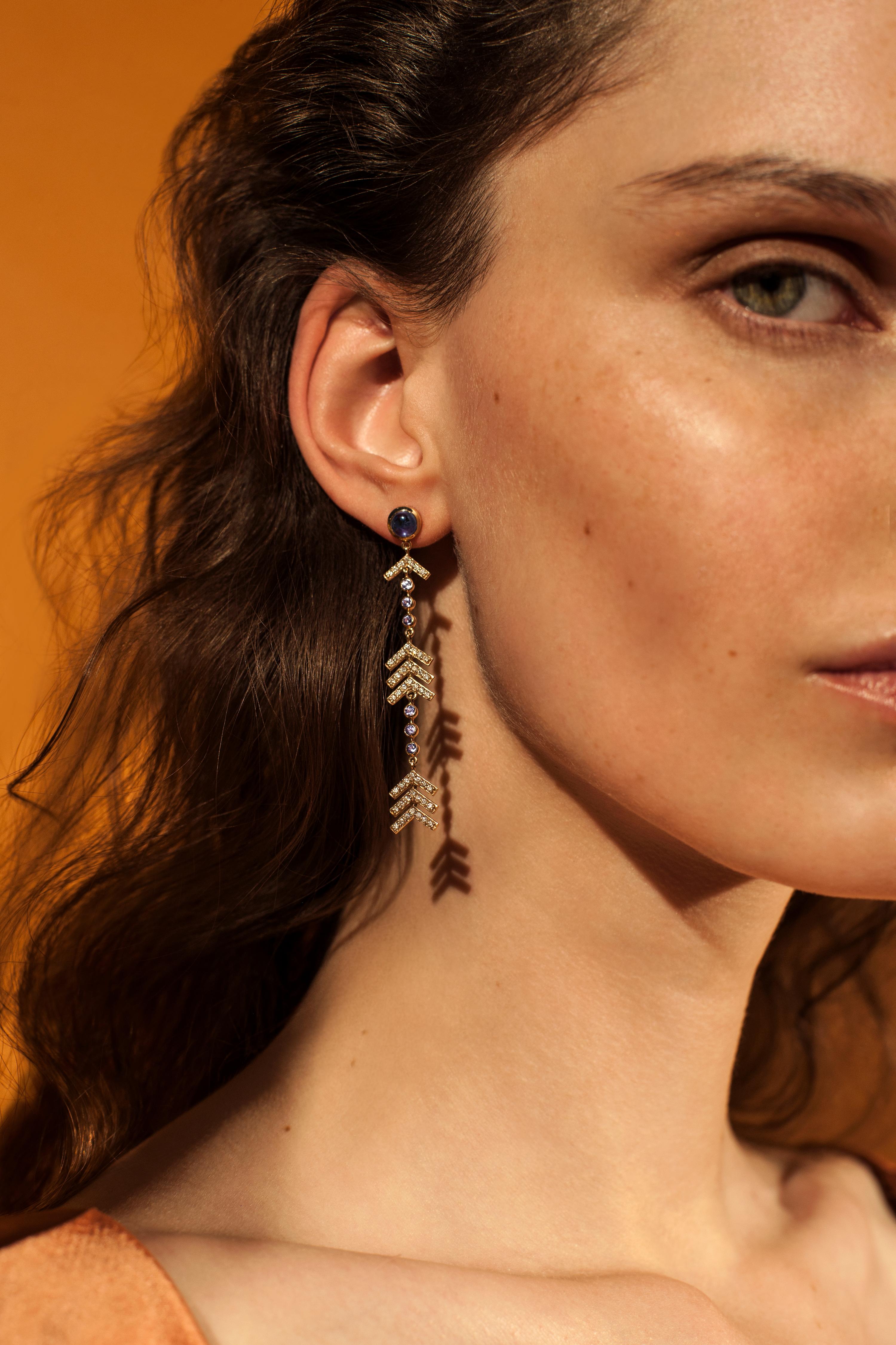 long arrow earrings