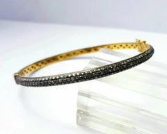 Pave Diamond Wedding Bangle 925 Silver Diamond Beautiful Bangle Wedding Day Gift