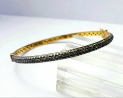 Brazalete de boda con pavé de diamantes Plata 925 Bonito brazalete Regalo de boda