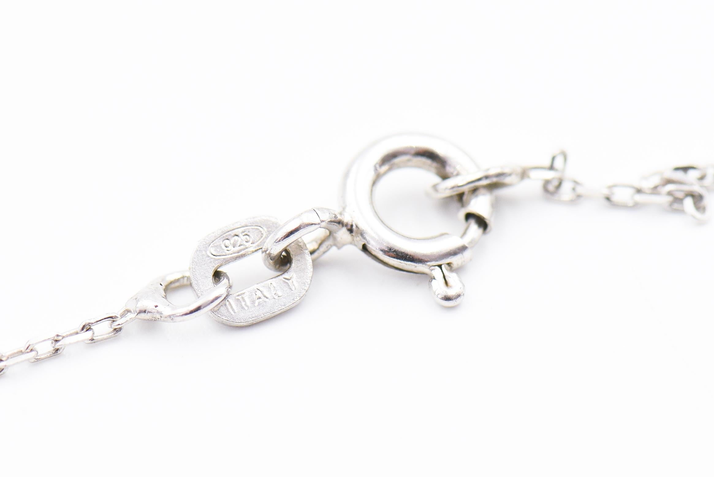 Pave Diamond White Gold Heart Pendant For Sale 2