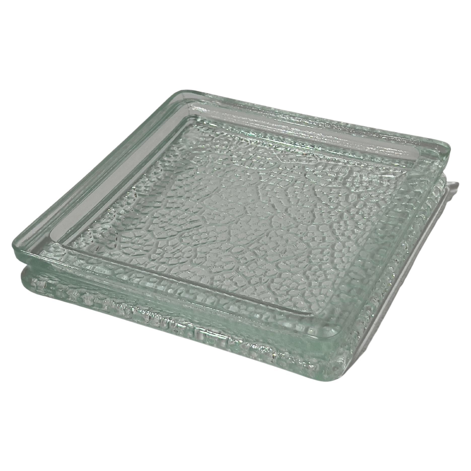 Pavé ou brique de verre Nevada, Saint- Gobain, 1928