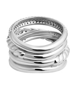 Pavè Overlap Ring