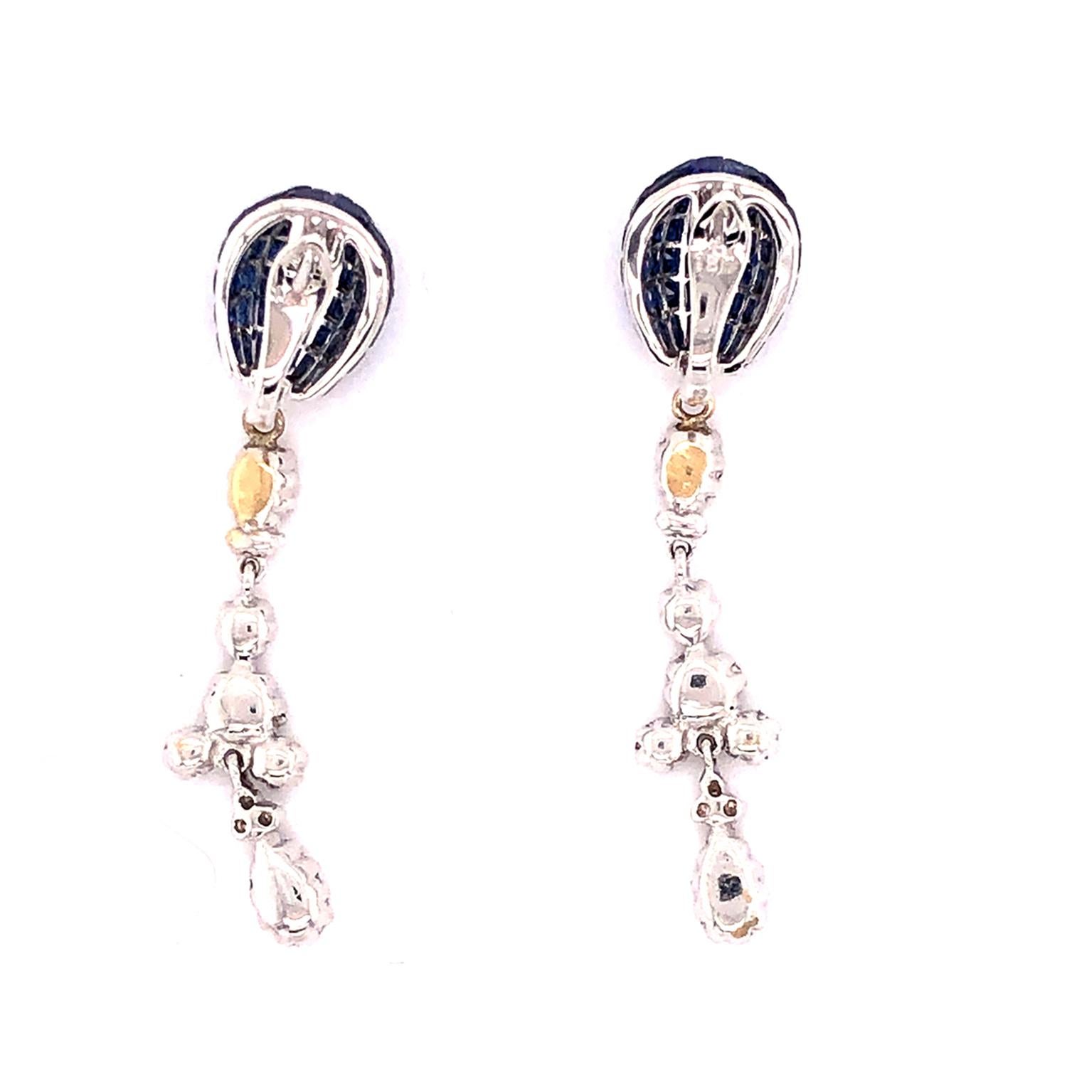 14k-5.25gm 
Diamond-2.25ct
Sapphire-8.85ct
