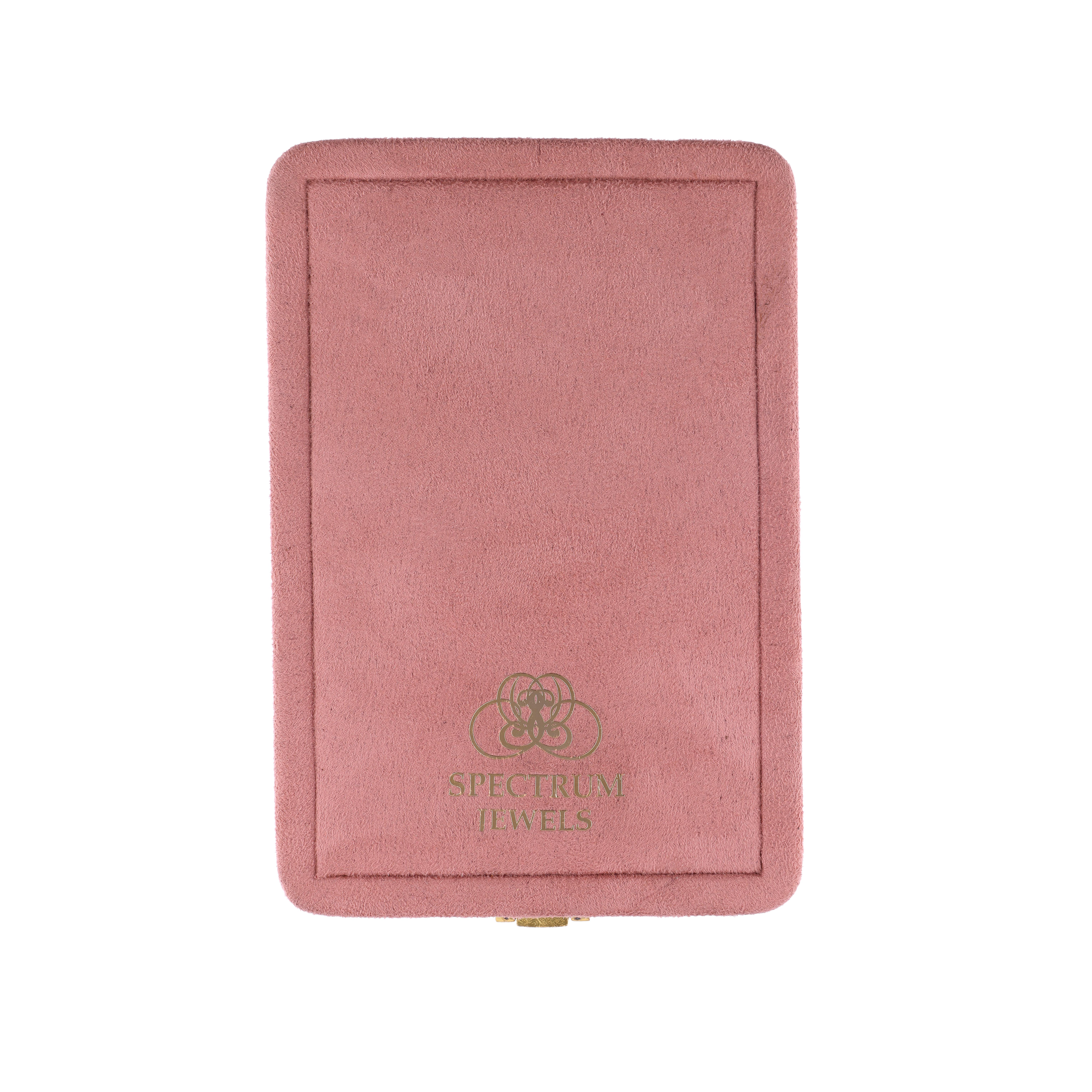 Donna Ciondolo a cerchio con diamanti Pave-Set 0,40cts Oro rosa 14 carati Regalo per lei in vendita