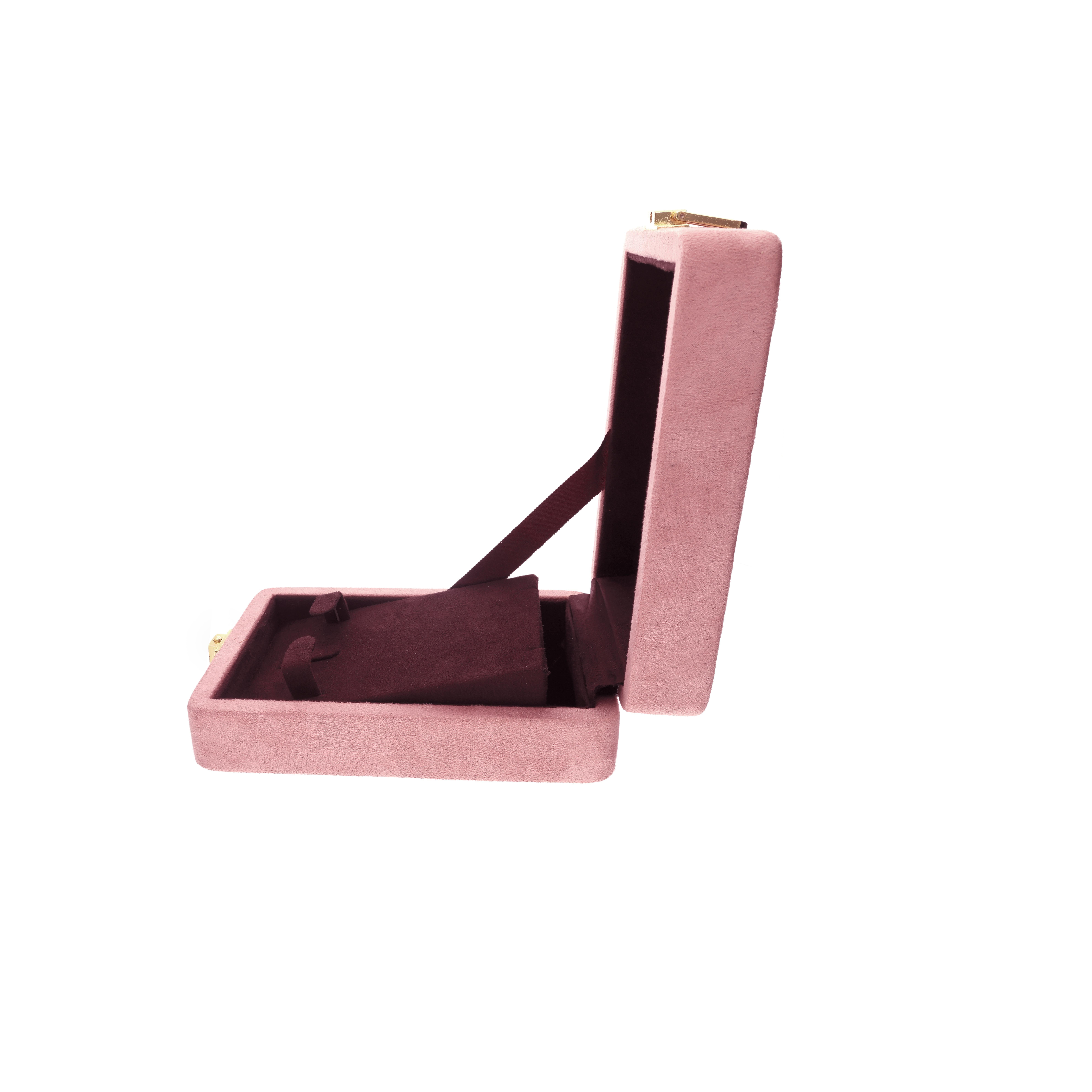 Ciondolo a cerchio con diamanti Pave-Set 0,40cts Oro rosa 14 carati Regalo per lei in vendita 2