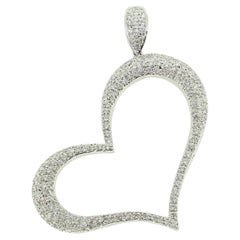Pavé Set Diamond Heart Pendant Pavé Set Diamond Heart Pendant