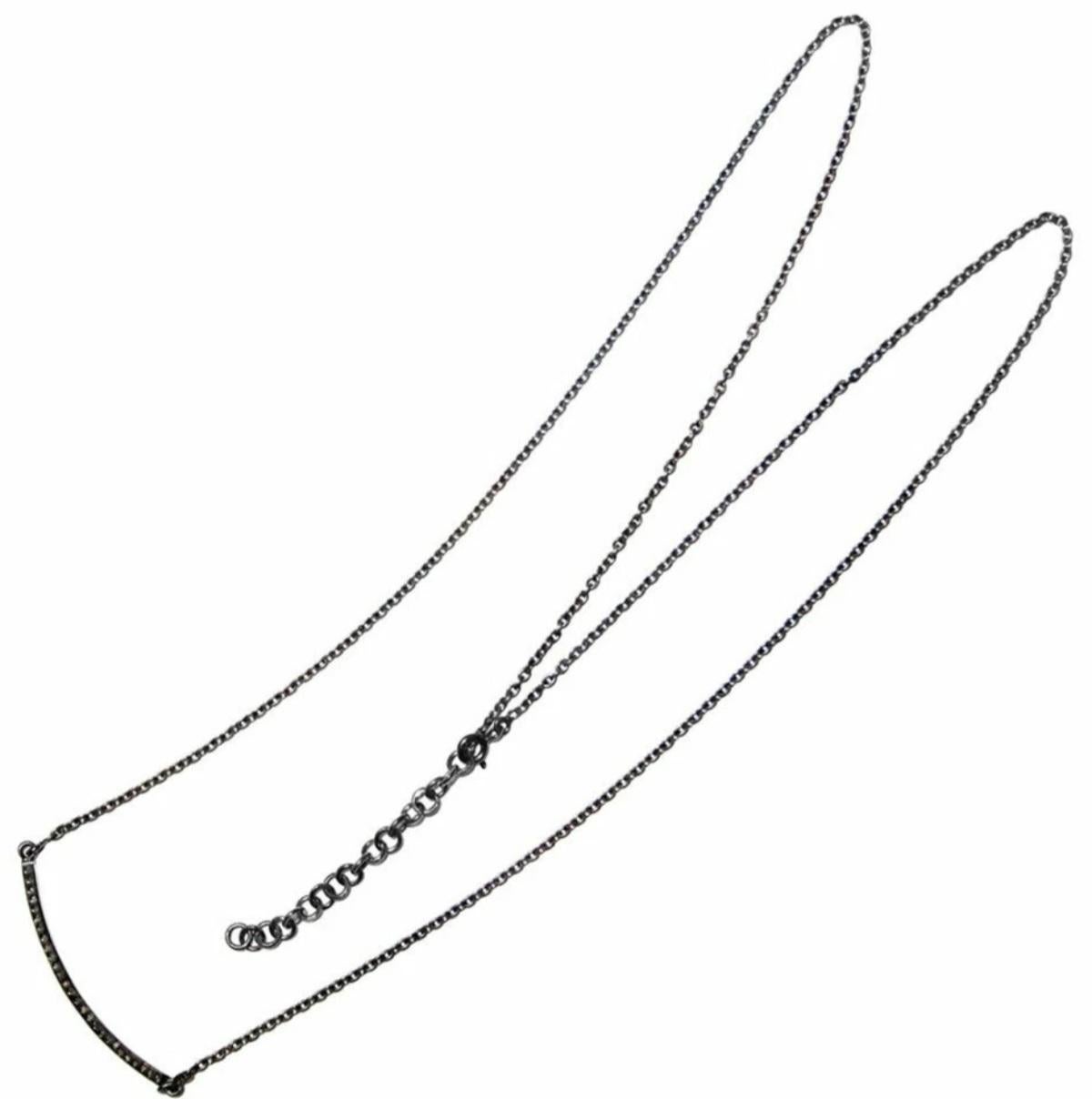 Pave Set Diamond Necklace Sterling Silver Fine Jewelry Verlobungshalskette Geschenk. im Angebot 7