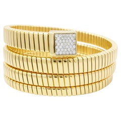 Pavé Square Wrap Cuff