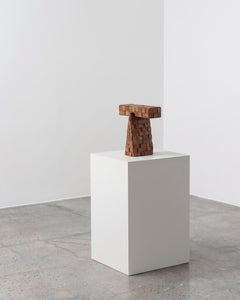 Pavé table lamp, solid wood, Brazilian design, handmade.